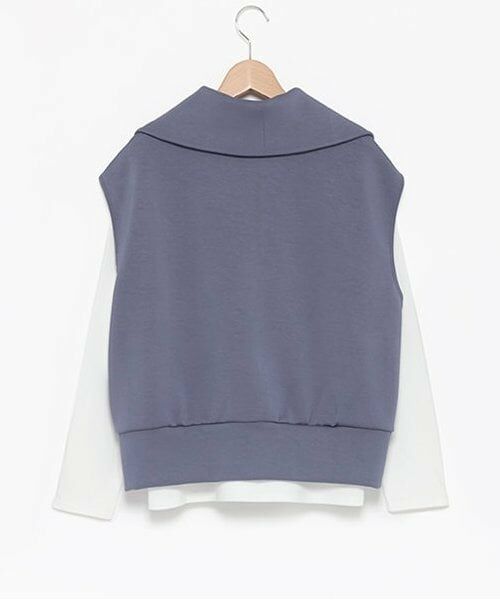 POM PONETTE AMI / ポンポネット アミ その他トップス | 【AMI】ダンボールハーフジップTシャツセット | 詳細1