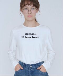 POM PONETTE AMI / ポンポネット アミ Tシャツ | 【AMI】アソートフロッキーロゴロンT