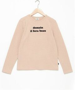 POM PONETTE AMI / ポンポネット アミ Tシャツ | 【AMI】アソートフロッキーロゴロンT