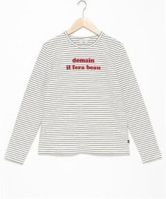 POM PONETTE AMI / ポンポネット アミ Tシャツ | 【AMI】アソートフロッキーロゴロンT