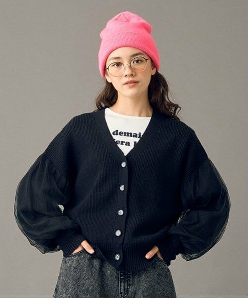 POM PONETTE AMI / ポンポネット アミ Tシャツ | 【AMI】アソートフロッキーロゴロンT | 詳細10