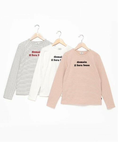 POM PONETTE AMI / ポンポネット アミ Tシャツ | 【AMI】アソートフロッキーロゴロンT | 詳細21