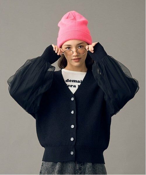 POM PONETTE AMI / ポンポネット アミ Tシャツ | 【AMI】アソートフロッキーロゴロンT | 詳細9