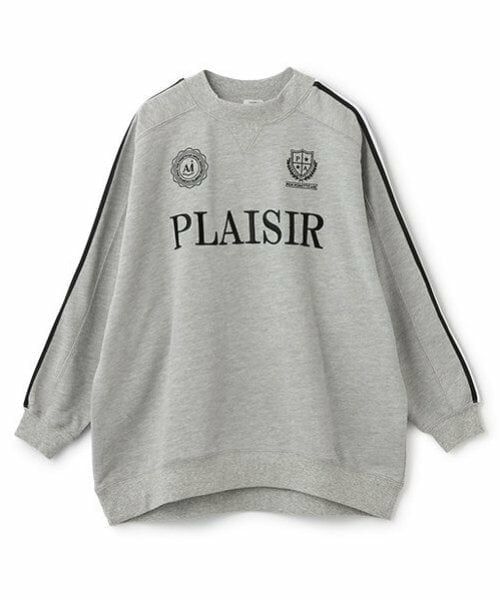 POM PONETTE AMI / ポンポネット アミ スウェット | 【AMI】ライン入り裏毛プルオーバー | 詳細1