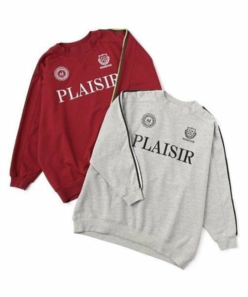 POM PONETTE AMI / ポンポネット アミ スウェット | 【AMI】ライン入り裏毛プルオーバー | 詳細10