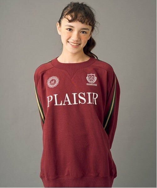 POM PONETTE AMI / ポンポネット アミ スウェット | 【AMI】ライン入り裏毛プルオーバー | 詳細11