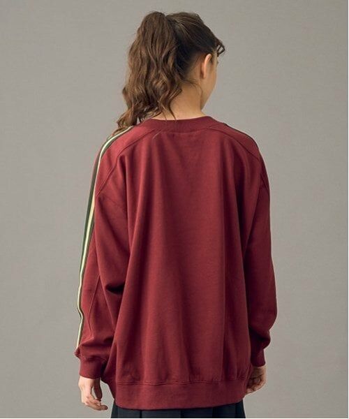 POM PONETTE AMI / ポンポネット アミ スウェット | 【AMI】ライン入り裏毛プルオーバー | 詳細13