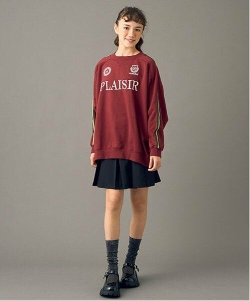 POM PONETTE AMI / ポンポネット アミ スウェット | 【AMI】ライン入り裏毛プルオーバー | 詳細14