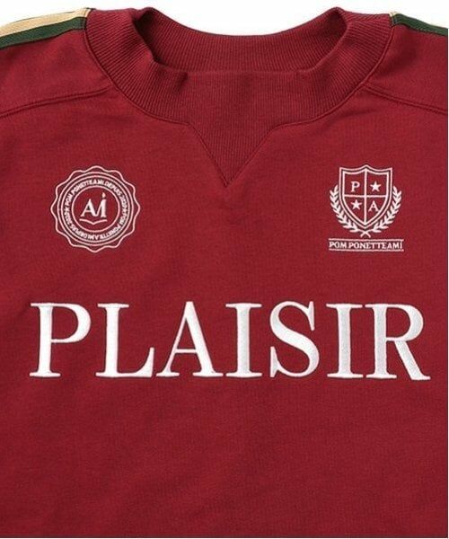 POM PONETTE AMI / ポンポネット アミ スウェット | 【AMI】ライン入り裏毛プルオーバー | 詳細5