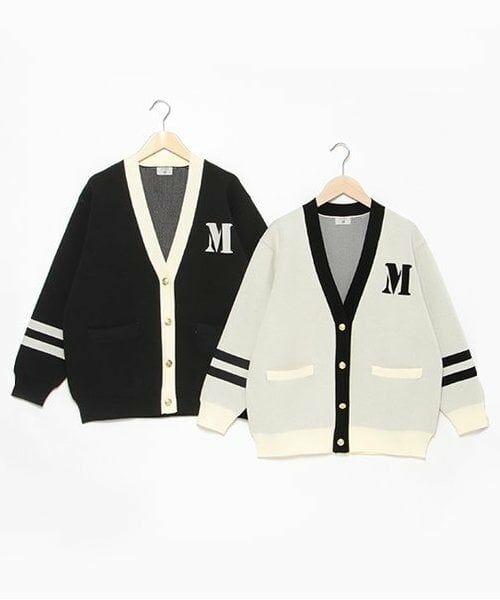 POM PONETTE AMI / ポンポネット アミ カーディガン・ボレロ | 【AMI】袖ラインVネックカーディガン | 詳細8