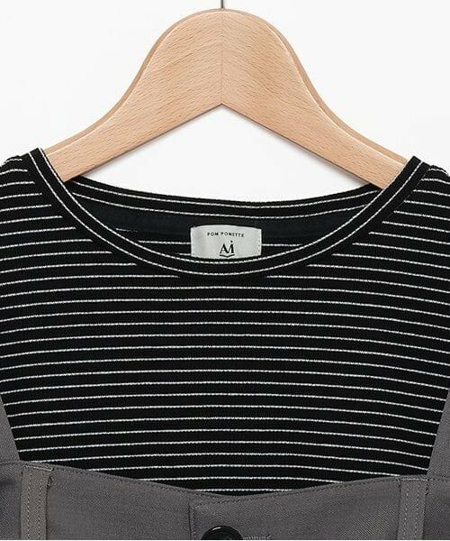 POM PONETTE AMI / ポンポネット アミ Tシャツ | 【AMI】リボンビスチェロンTセット | 詳細3