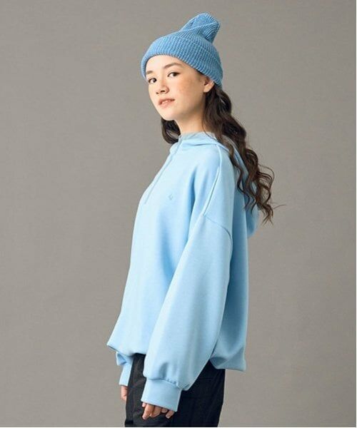 POM PONETTE AMI / ポンポネット アミ パーカー | 【AMI】ハーフジップパイピングデザインダンボールパーカ | 詳細1