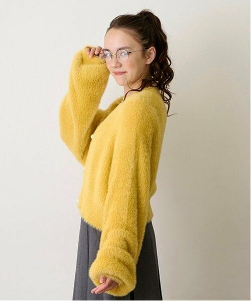 POM PONETTE AMI / ポンポネット アミ ニット・セーター | 【AMI】シャギーニットロンTセット | 詳細1