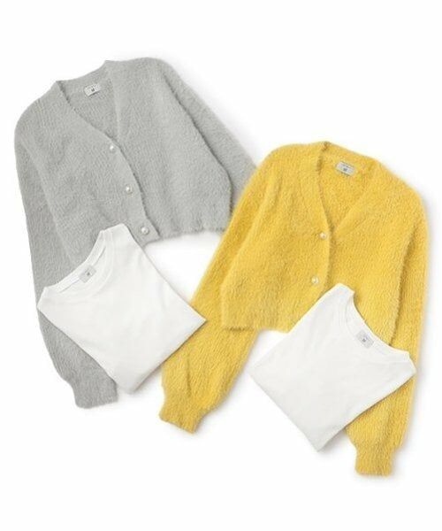 POM PONETTE AMI / ポンポネット アミ ニット・セーター | 【AMI】シャギーニットロンTセット | 詳細24