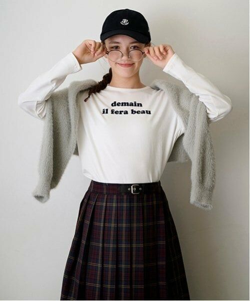 POM PONETTE AMI / ポンポネット アミ ニット・セーター | 【AMI】シャギーニットロンTセット | 詳細4