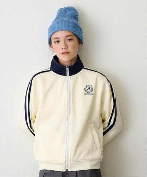 POM PONETTE AMI / ポンポネット アミ スウェット | 【AMI】トラックジャケット（アイボリー）