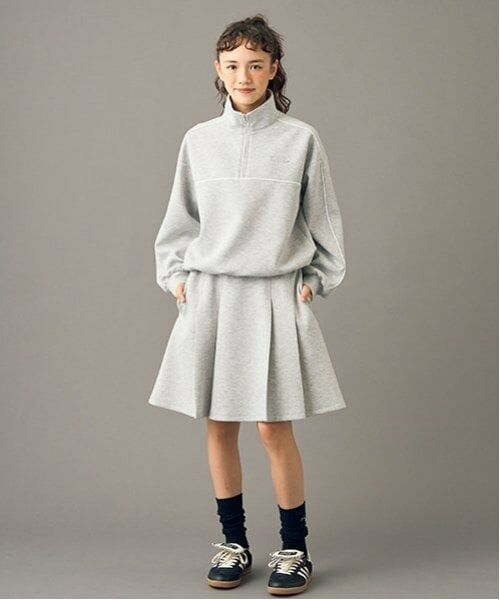 POM PONETTE AMI / ポンポネット アミ その他トップス | 【AMI】シリコン箔プリントダンボールセットアップ（グレー）