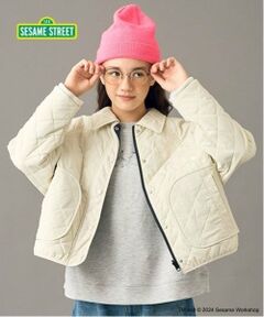 POM PONETTE AMI / ポンポネット アミ ブルゾン | 【AMI】セサミストリートリバーシブル中綿ブルゾン