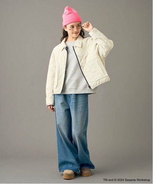 POM PONETTE AMI / ポンポネット アミ ブルゾン | 【AMI】セサミストリートリバーシブル中綿ブルゾン | 詳細10