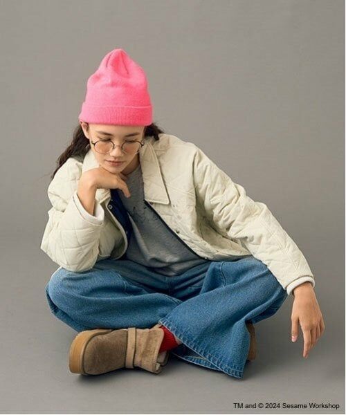 POM PONETTE AMI / ポンポネット アミ ブルゾン | 【AMI】セサミストリートリバーシブル中綿ブルゾン | 詳細11