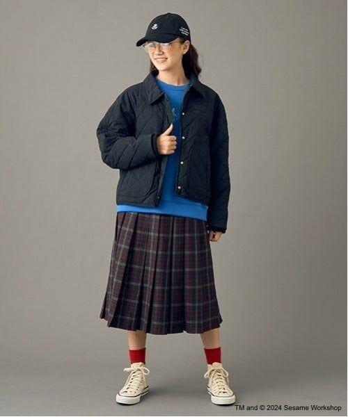 POM PONETTE AMI / ポンポネット アミ ブルゾン | 【AMI】セサミストリートリバーシブル中綿ブルゾン | 詳細4