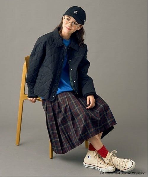 POM PONETTE AMI / ポンポネット アミ ブルゾン | 【AMI】セサミストリートリバーシブル中綿ブルゾン | 詳細5