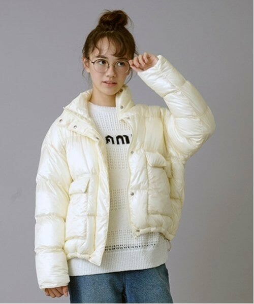 POM PONETTE AMI / ポンポネット アミ ブルゾン | 【AMI】【撥水】【家庭洗濯可】シャイニ‐パテッドブルゾン | 詳細16