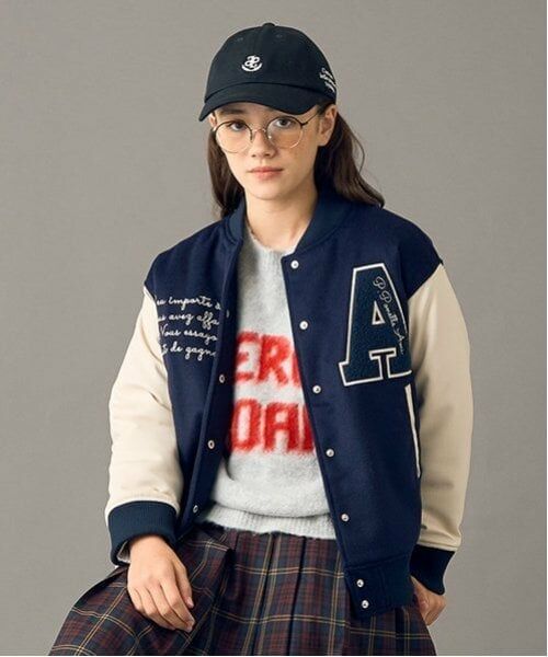 POM PONETTE AMI / ポンポネット アミ ブルゾン | 【AMI】中綿スタジャン | 詳細1