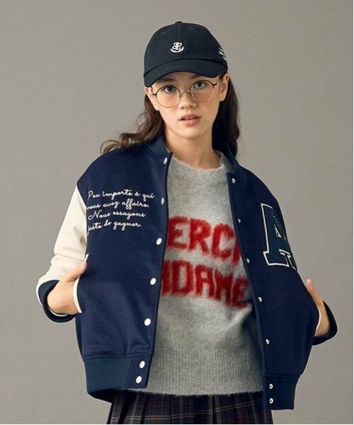 POM PONETTE AMI / ポンポネット アミ ブルゾン | 【AMI】中綿スタジャン | 詳細2