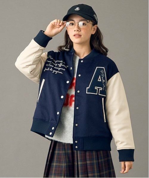 POM PONETTE AMI / ポンポネット アミ ブルゾン | 【AMI】中綿スタジャン | 詳細4