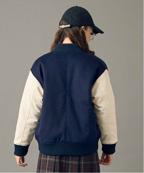 POM PONETTE AMI / ポンポネット アミ ブルゾン | 【AMI】中綿スタジャン | 詳細6