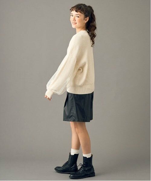 POM PONETTE AMI / ポンポネット アミ ショート・ハーフ・半端丈パンツ | 【AMI】【家庭洗濯可】起毛裏地フロントアシメハーフパンツ | 詳細11