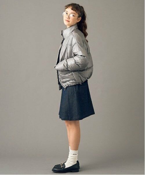 POM PONETTE AMI / ポンポネット アミ ショート・ハーフ・半端丈パンツ | 【AMI】刺しゅう入りラメデニムスカパン | 詳細15