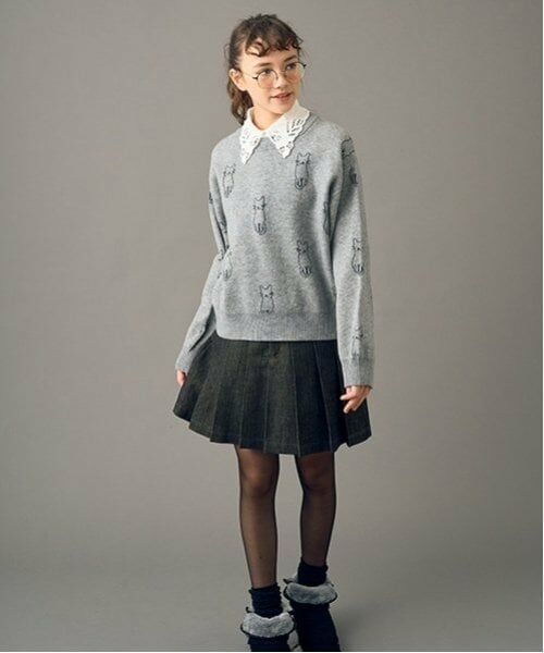 POM PONETTE AMI / ポンポネット アミ ショート・ハーフ・半端丈パンツ | 【AMI】刺しゅう入りラメデニムスカパン | 詳細16