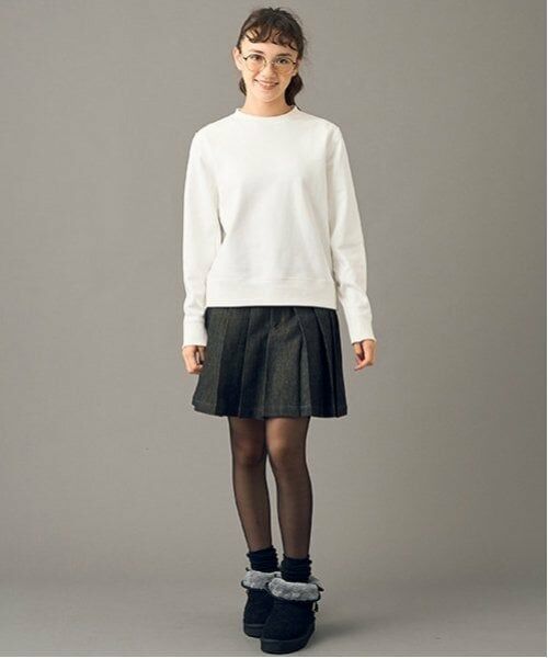 POM PONETTE AMI / ポンポネット アミ ショート・ハーフ・半端丈パンツ | 【AMI】刺しゅう入りラメデニムスカパン | 詳細18