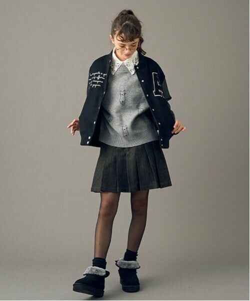 POM PONETTE AMI / ポンポネット アミ ショート・ハーフ・半端丈パンツ | 【AMI】刺しゅう入りラメデニムスカパン | 詳細21