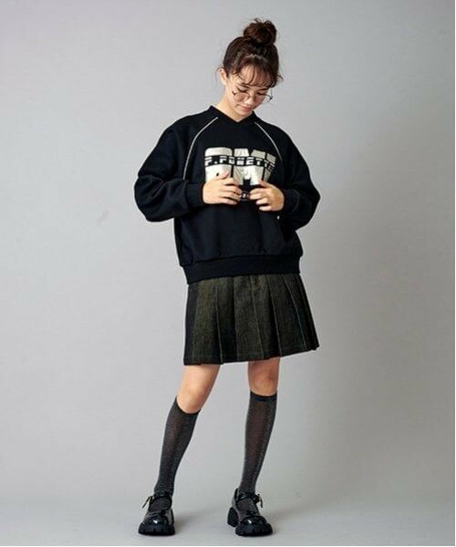 POM PONETTE AMI / ポンポネット アミ ショート・ハーフ・半端丈パンツ | 【AMI】刺しゅう入りラメデニムスカパン | 詳細22