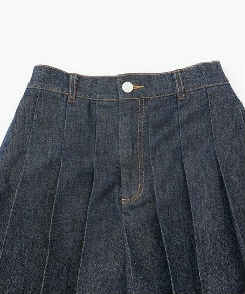 POM PONETTE AMI / ポンポネット アミ ショート・ハーフ・半端丈パンツ | 【AMI】刺しゅう入りラメデニムスカパン | 詳細27