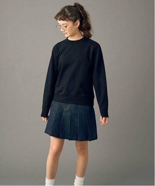 POM PONETTE AMI / ポンポネット アミ ショート・ハーフ・半端丈パンツ | 【AMI】刺しゅう入りラメデニムスカパン | 詳細6