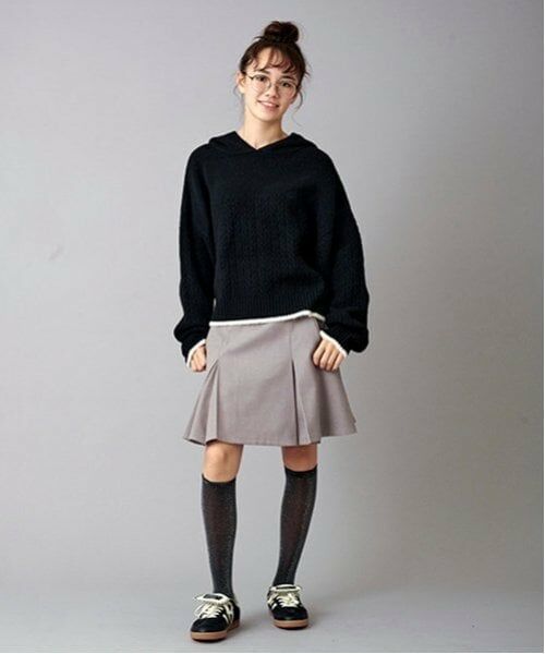 POM PONETTE AMI / ポンポネット アミ ショート・ハーフ・半端丈パンツ | 【AMI】ボックスタックミニスカパン | 詳細13