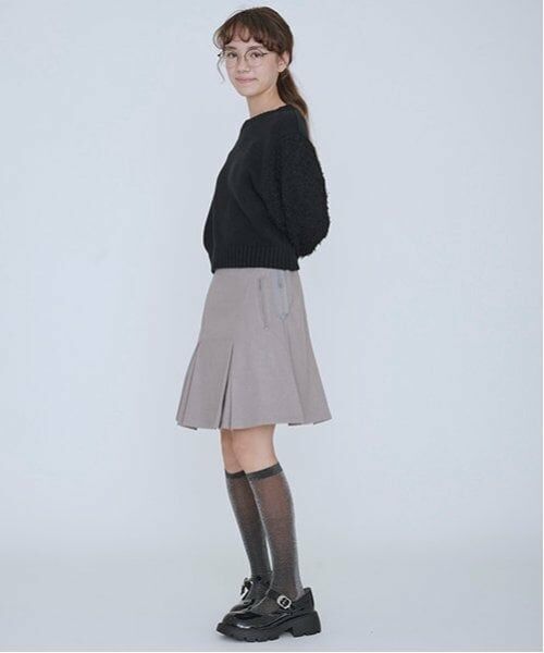 POM PONETTE AMI / ポンポネット アミ ショート・ハーフ・半端丈パンツ | 【AMI】ボックスタックミニスカパン | 詳細4