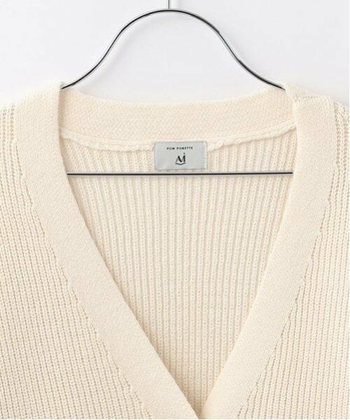 POM PONETTE AMI / ポンポネット アミ カーディガン・ボレロ | 【AMI】オーバーチュールスリーブVネックカーディガン | 詳細10