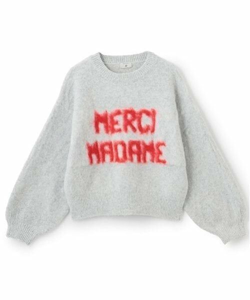 POM PONETTE AMI / ポンポネット アミ ニット・セーター | 【AMI】ロゴジャカードニットプルオーバー | 詳細15