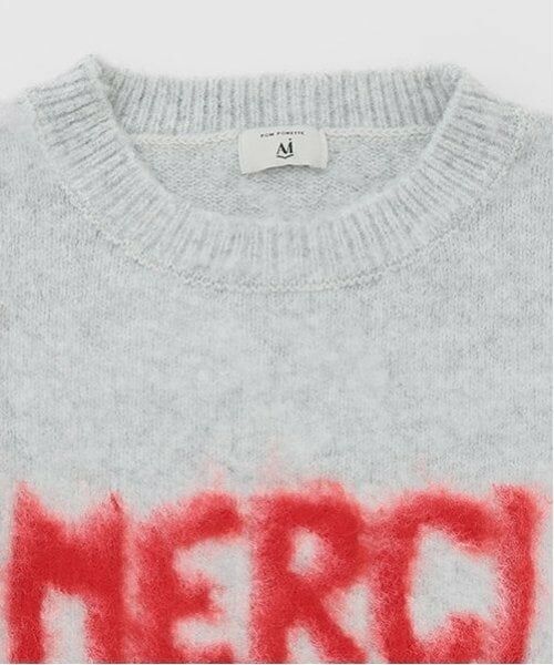 POM PONETTE AMI / ポンポネット アミ ニット・セーター | 【AMI】ロゴジャカードニットプルオーバー | 詳細17