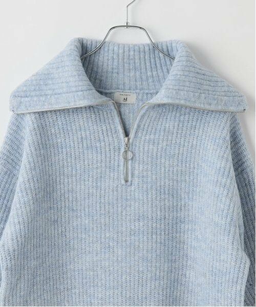 POM PONETTE AMI / ポンポネット アミ ニット・セーター | 【AMI】セーラージップニットプルオーバー | 詳細13