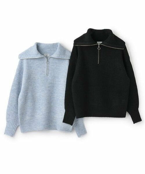 POM PONETTE AMI / ポンポネット アミ ニット・セーター | 【AMI】セーラージップニットプルオーバー | 詳細18