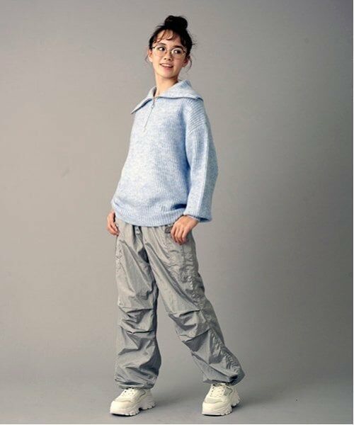 POM PONETTE AMI / ポンポネット アミ ニット・セーター | 【AMI】セーラージップニットプルオーバー | 詳細4