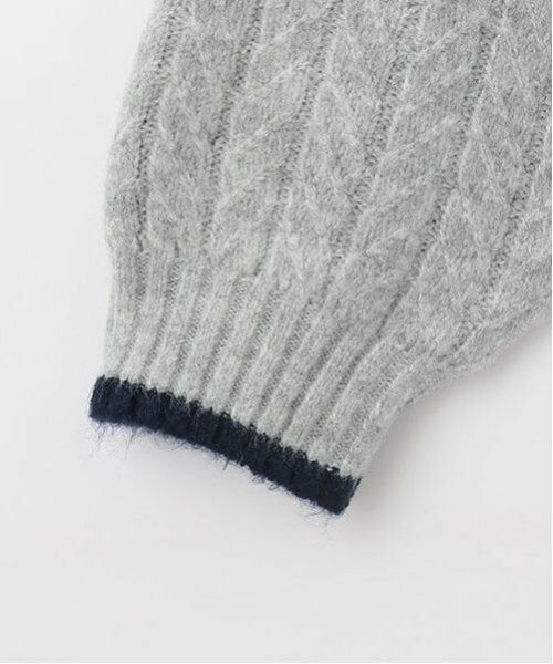 POM PONETTE AMI / ポンポネット アミ パーカー | 【AMI】ケーブルニットパーカ | 詳細11