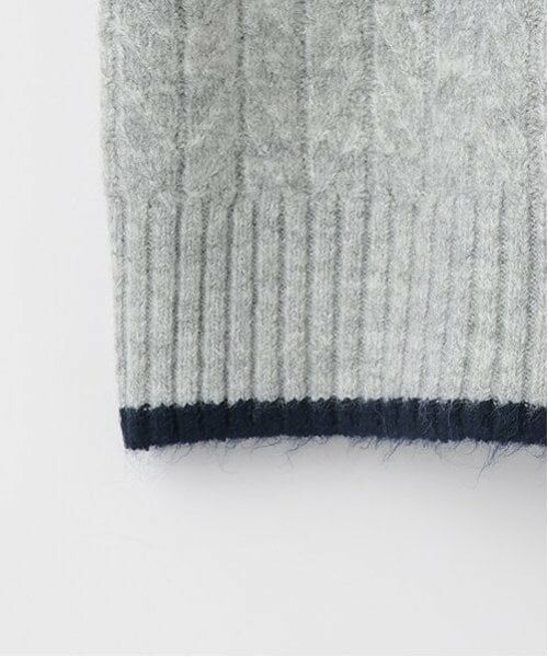 POM PONETTE AMI / ポンポネット アミ パーカー | 【AMI】ケーブルニットパーカ | 詳細12