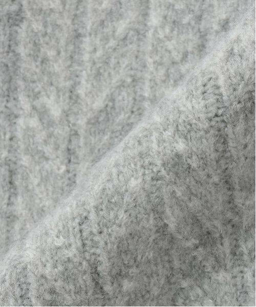 POM PONETTE AMI / ポンポネット アミ パーカー | 【AMI】ケーブルニットパーカ | 詳細13